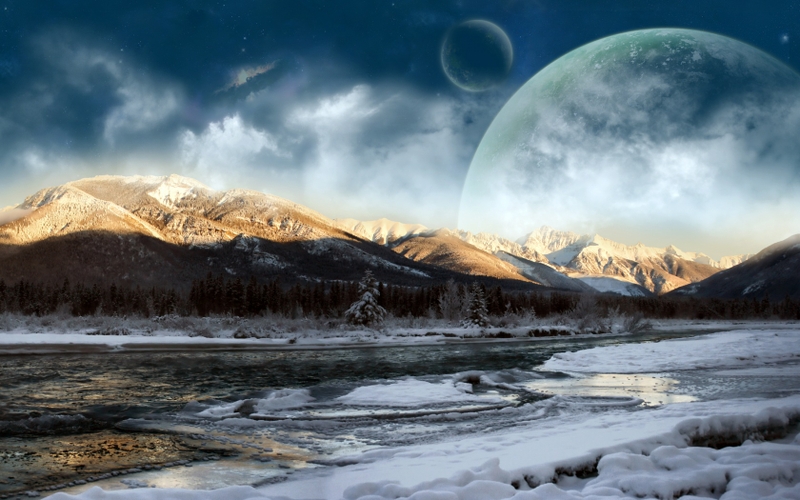 ice mountains snow outer space planets science fiction 1680x1050 wallpaper_www.wallpaperhi.com_67