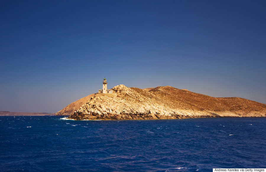 Lighthouse on Cape Tainaro, southern Greece