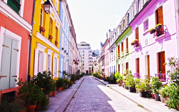 Rue Crémieux, o πολύχρωμος δρόμος του Παρισιού!
