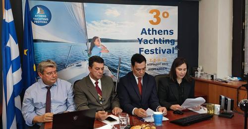Την πρώτη Συνέντευξη Τύπου για την παρουσίαση του 3ου Athens Yachting Festival εδωσαν σήμερα 20 Δεκεμβρίου οι συνδιοργανωτές της μεγάλης έκθεσης του Θαλάσσιου Τουρισμού – Τουριστικών σκαφών-yachting